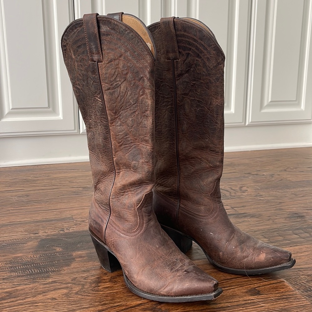 Shyanne tall brown cowboy boots